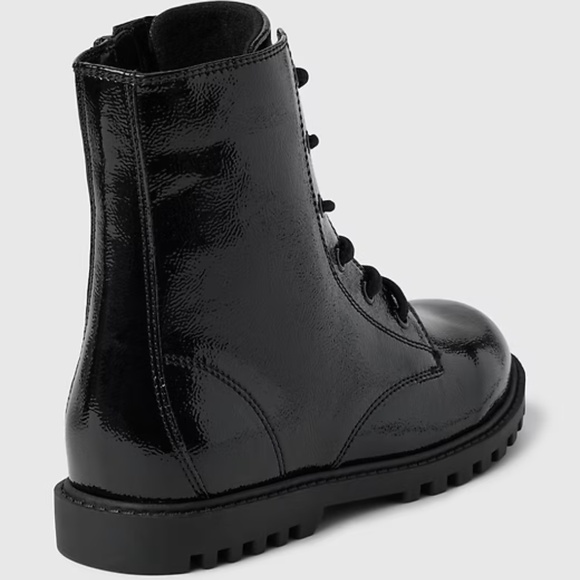 Kids Gap Vegan Leather Boots Kids Vegan Leather Boots 5 | true black - Picture 2 of 3